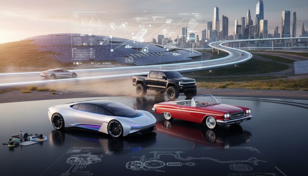 The Dynamic Automotive World: From Classic Cars to Autonomous Driving